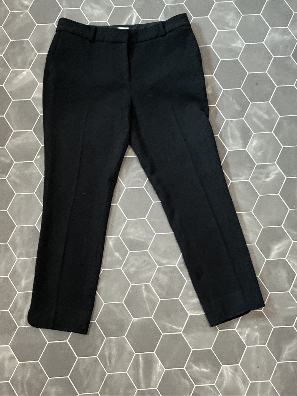 kate spade Men's Black Dress Trousers - Tailored Straight Leg